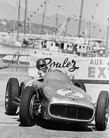 Mercedes-Benz Monoposto-Rennwagen, Monaco, 1954.